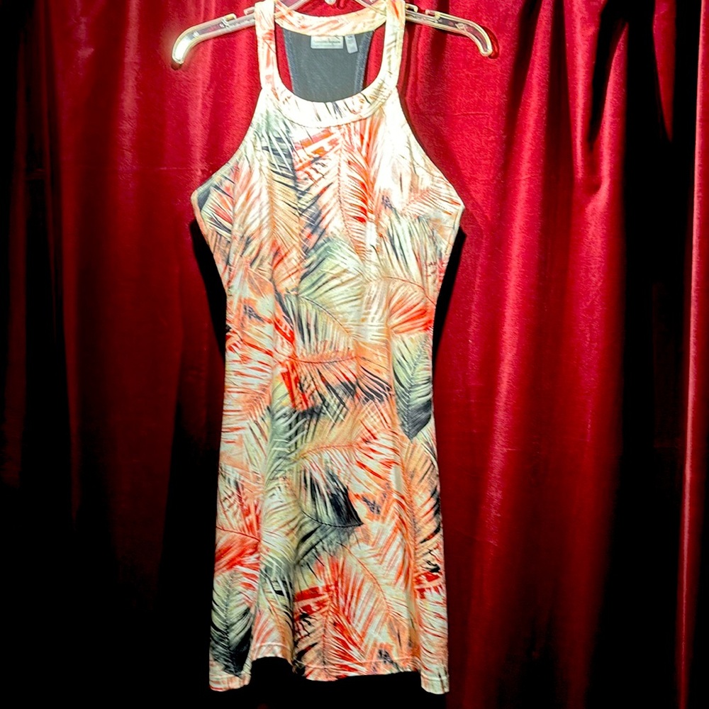 Nanette Lenore size M jungle print sleeveless summer dress.